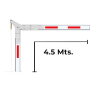           Brazo 4.5mts articulado para Barrera ZKTeco CMP200 y BGM (Arm CMP4.5m/90/K)